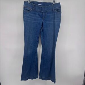 Gap Maternity Women's Jeans Size 4 Regular Wash Blue‎ Bootcut Stretch 31" inseam
